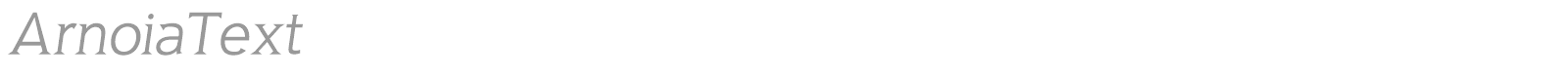 Arnoia Display font preview